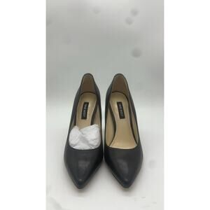 Nine West Tatiana Pump (Black Leather) High Heels 5M
